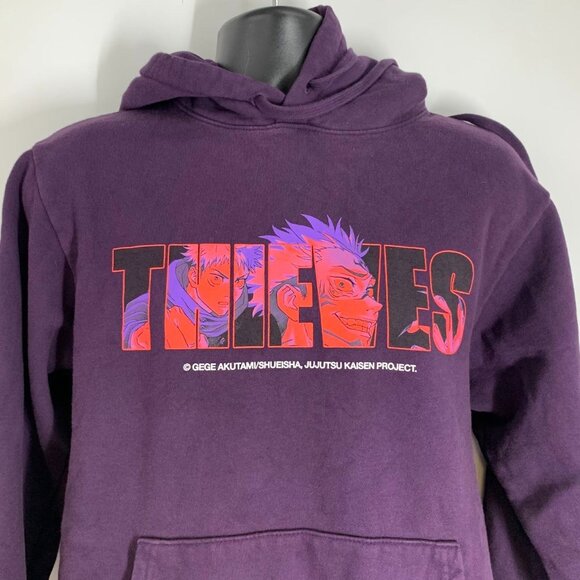 Jujuts Kaisen‎ 100 Thieves Adults Sukana Pullover Cotton Hoodie Size S - Picture 5 of 14
